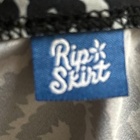 ALOHA! RIP SKIRT DRESS - SHORT BLACK AND WHITE - LOOSE FIT XL (16-18) - Picture 5 of 5